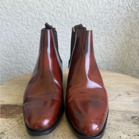 Unisex Quero Brown Leather Chelsea Boots - Picture 2 of 8